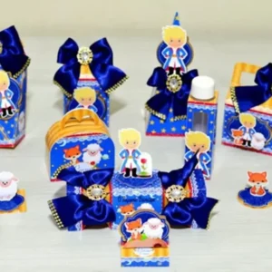 Arquivo de corte digital tema Pequeno Príncipe simples e barato no formato Studio para máquinas Silhouette, ideal para decoração econômica e festa em casa.