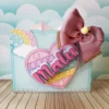 Topper de bolo e elementos de decoração tema Pop It Menina em arquivo digital pronto para imprimir e cortar.
