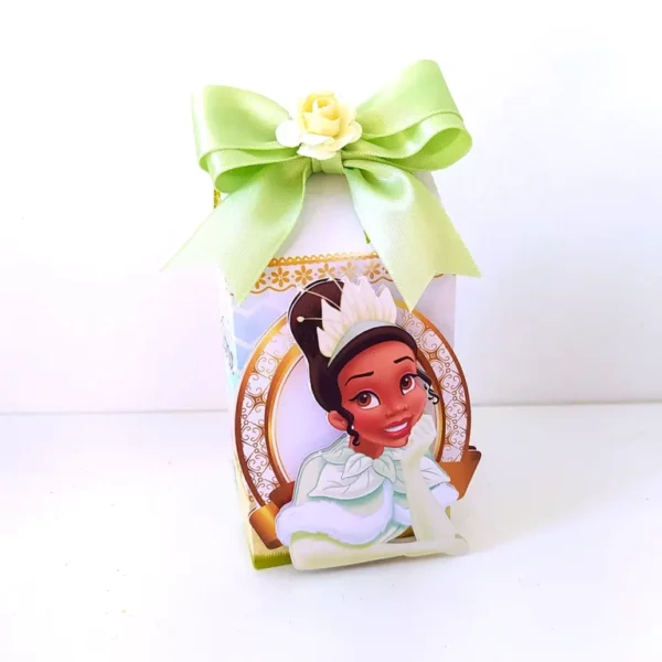 Topper de bolo Tiana Princesa e o Sapo em arquivo digital pronto para corte e impressão.