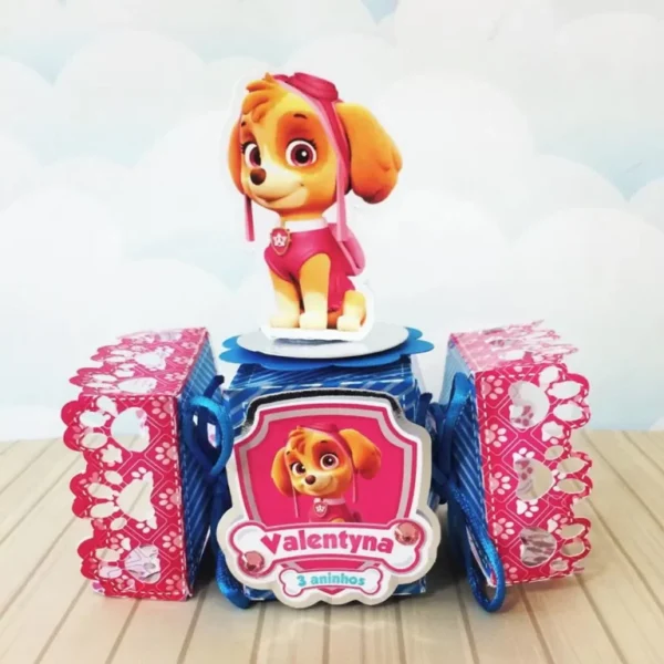 Kit de arquivos digitais para personalizados de aniversário simples tema Skye compatível com Silhouette Studio.