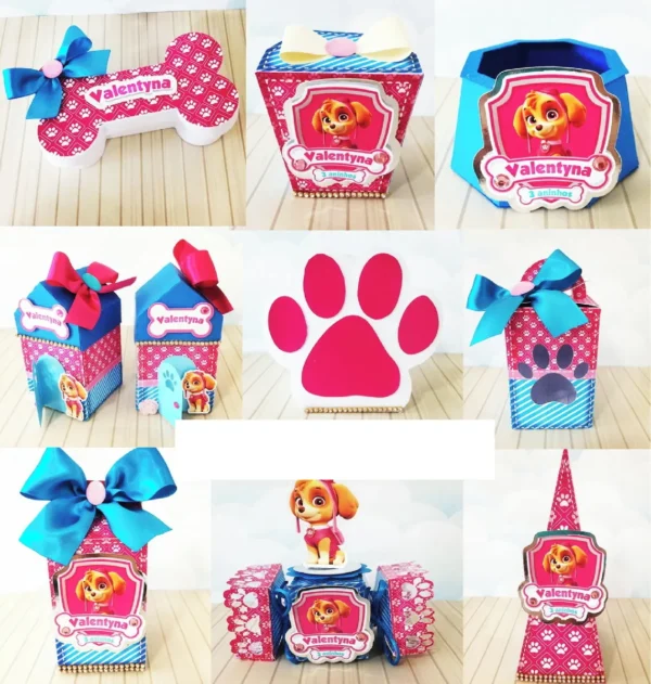 Arquivo digital de corte para decoração simples no tema Skye da Patrulha Canina em formato Studio.