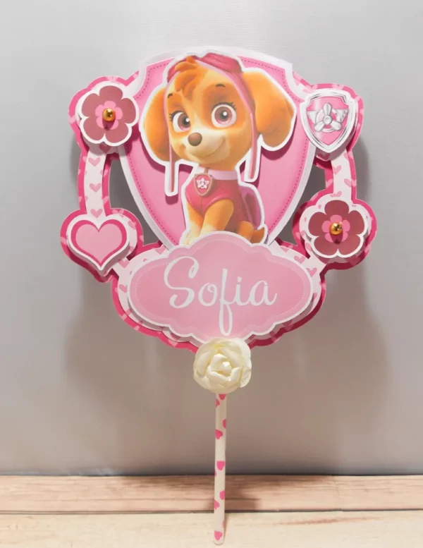Personalizados para decoração de festa Skye em arquivo digital Studio e PDF.
