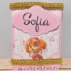 Arquivo de corte para decoração de festa de aniversário no tema Skye em Studio e PDF.