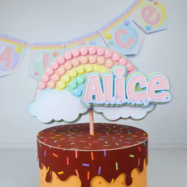 Kit de arquivos digitais para personalizados de aniversário tema Pop It Rosa em múltiplos formatos.