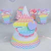 Arquivo de corte para decoração de festa de aniversário no tema Pop It Rosa em Studio e PDF.