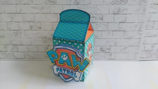 Arquivo de corte para decoração de festa de aniversário no tema Paw Patrol em Studio e PDF.