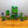 Arquivo digital para decoração de aniversário no tema Hulk em formato Studio.