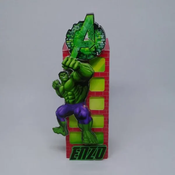 Arquivo de corte para personalizados de decoração simples tema Hulk no Studio.