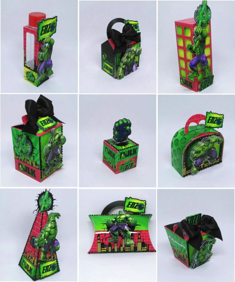 Decoracao do Hulk Simples e Barata Studio