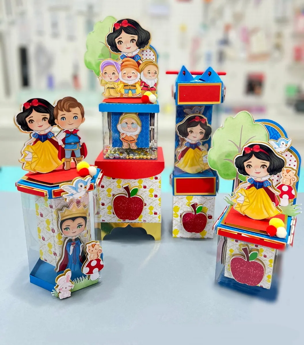 Enfeite de Mesa Branca de Neve Studio e Pdf