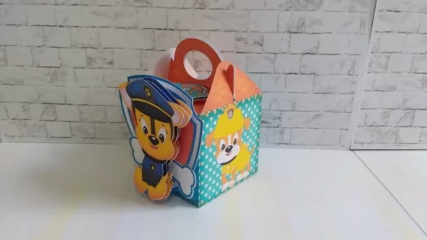 Arquivo de corte para enfeites de mesa tema Patrulha Canina pronto para recortar no Silhouette Studio.
