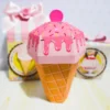Topo de bolo para festa de aniversário sorveteria em arquivo digital Studio e PDF.