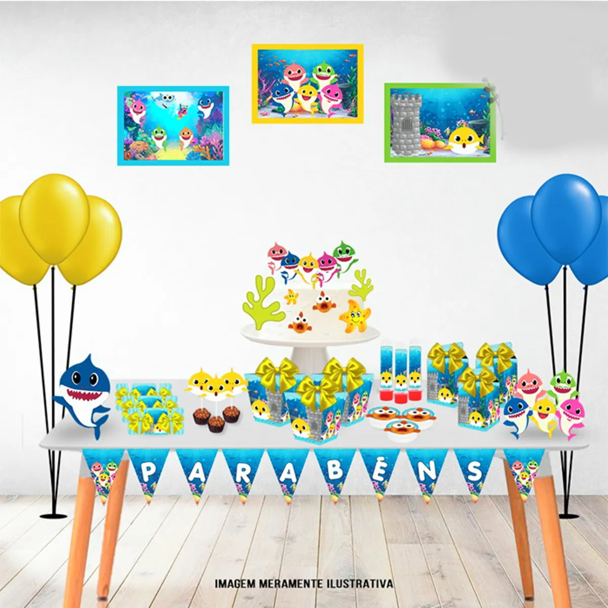 Festa Infantil Baby Shark Studio e Pdf