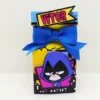 Topper de bolo tema Jovens Titãs para festa infantil em arquivo digital pronto para imprimir e cortar.