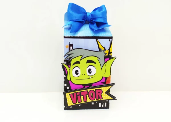 Arquivo de corte tema Jovens Titãs para itens de decoração de festa infantil e personalizados.