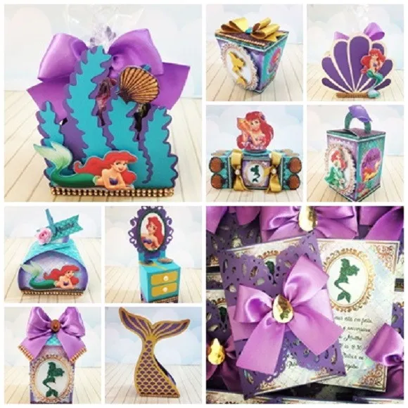 Festa Tema Ariel Simples Studio e Pdf