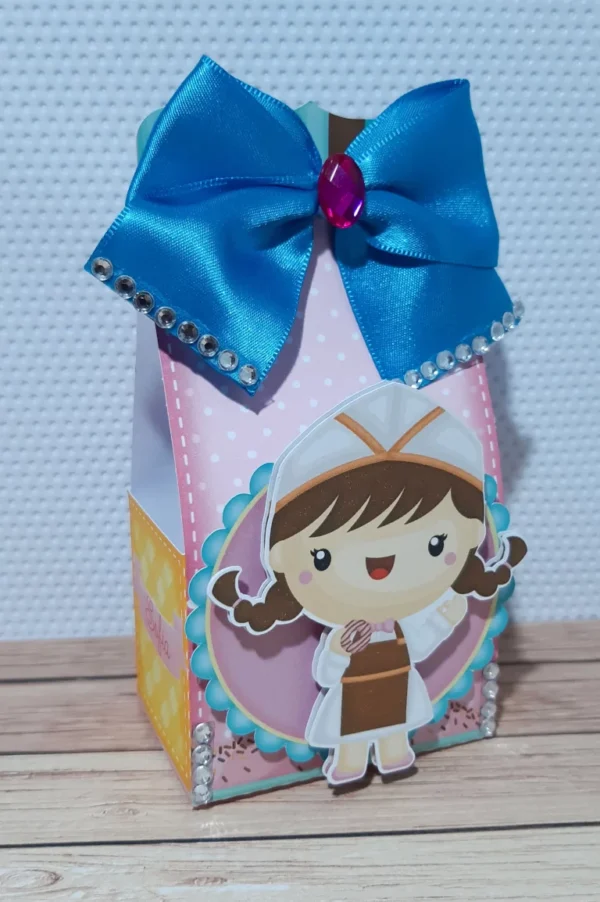 Kit digital de decoração para festa tema confeitaria luxo com arquivos de corte em PDF e Studio.