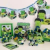 Arquivo digital para festa de aniversário no tema Hulk em formatos Studio e PDF.
