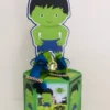 Arquivo de corte para personalizados de festa de aniversário tema Hulk no Studio e PDF.
