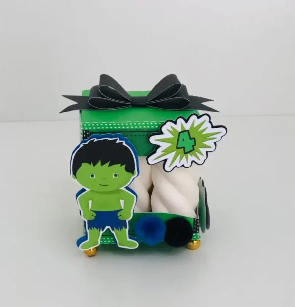 Kit digital de festa de aniversário Hulk com arquivos de corte Studio e PDF.