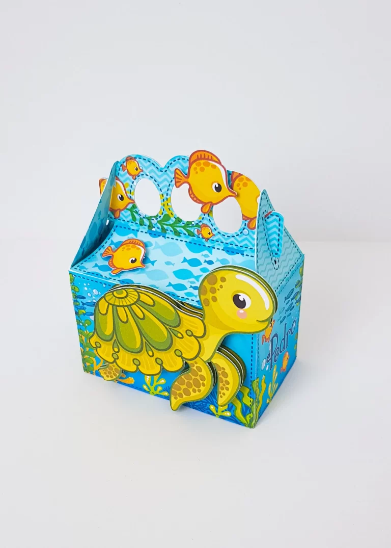 Elementos de decoração festa do fundo do mar infantil em formatos digitais para aniversário.