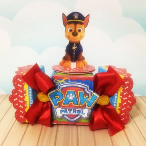Personalizados para kit festa Patrulha Canina em arquivo digital Studio, PNG e PDF.