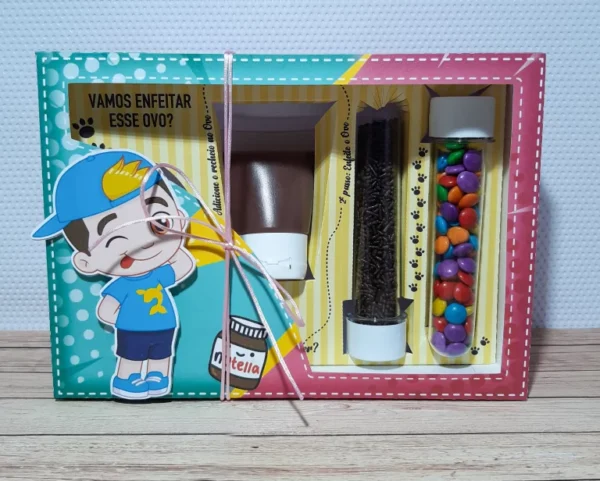 Arquivo digital de corte para kit mini confeiteiro no tema Luccas Neto em formatos Studio e PDF.