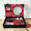 Kit mini confeiteiro tema Ladybug para Páscoa em arquivo digital Silhouette Studio.