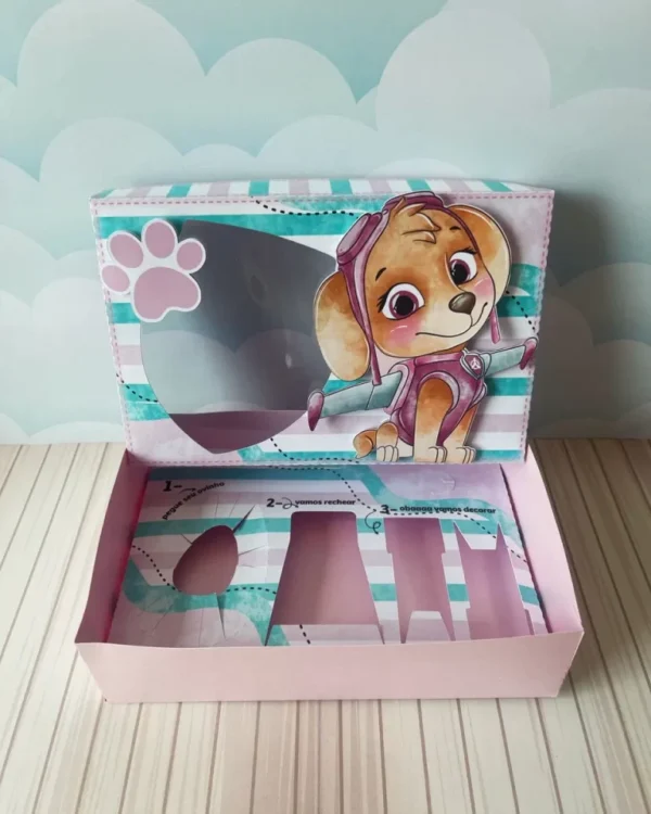 Itens personalizados para kit mini confeiteiro da Skye em arquivo digital Studio e PDF.