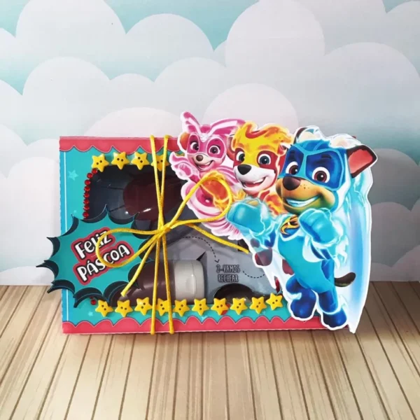 Personalizados de kit mini confeiteiro Patrulha Canina em arquivo digital Studio, PNG e PDF.