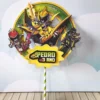 Kit de arquivos digitais para personalizados de aniversário tema Power Rangers Dino Charge com corte digital e manual.