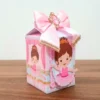 Arquivo digital para personalizados de aniversário no tema Bailarina em formato Silhouette Studio.