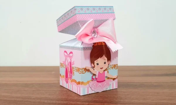Kit de arquivos digitais para personalizados de aniversário tema Bailarina no Studio.