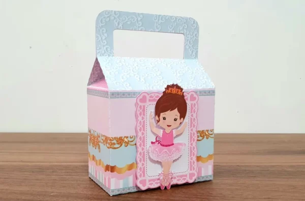 Personalizados de aniversário tema Bailarina em arquivo digital Silhouette Studio.
