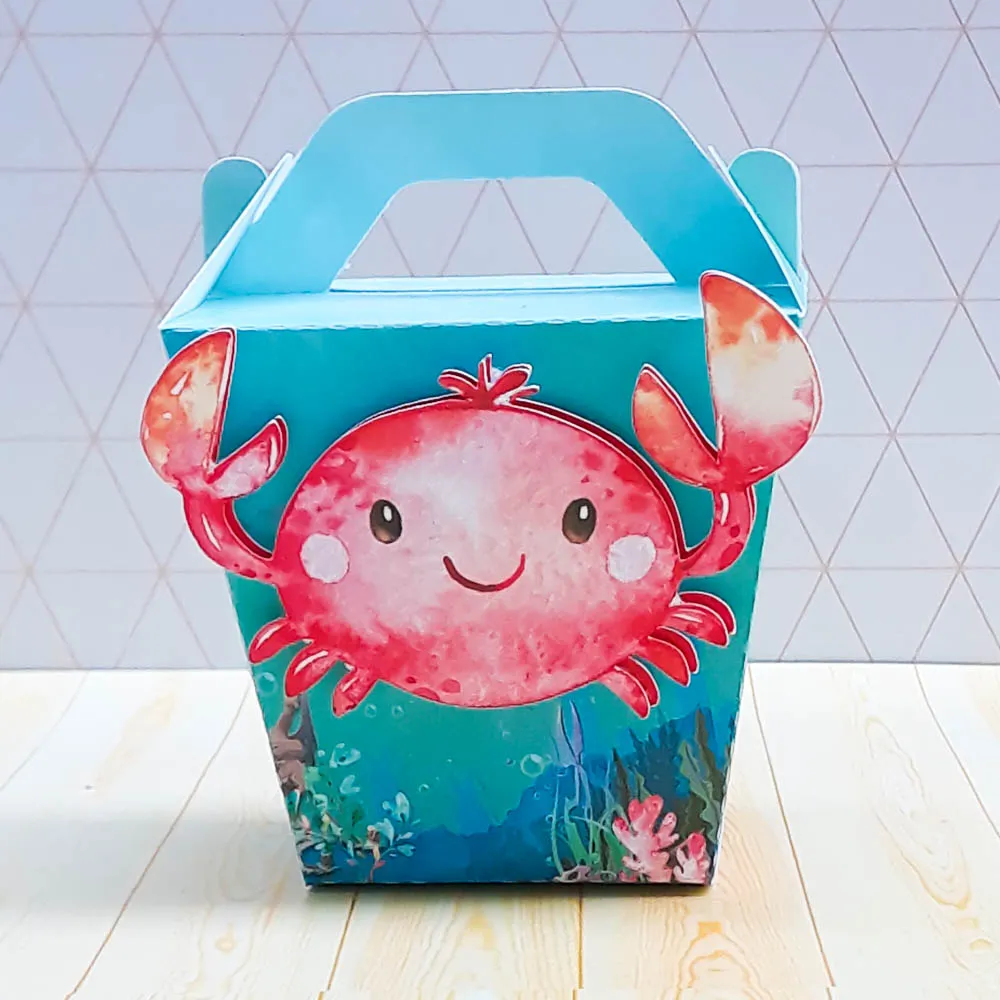 Arquivo de corte para festa e decoração no tema de aniversário do fundo do mar.