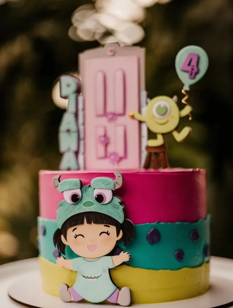 Topo de Bolo Monstros SA Menina Studio