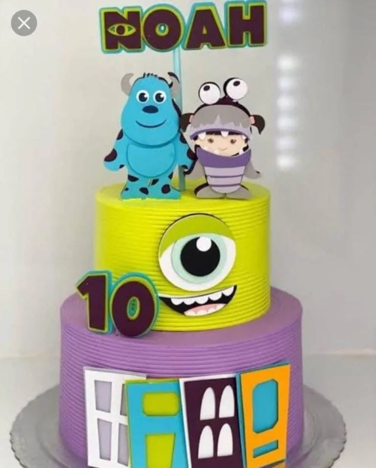 Topper de Bolo Monstro SA Silhouette Studio