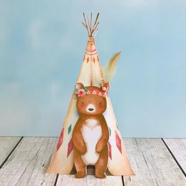 Arquivos de corte para itens de Animais do Bosque Decoração em formatos Studio e PDF para imprimir.