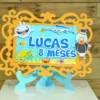 Kit de arquivos digitais para personalizados de aniversário tema Bita Fundo do Mar com corte digital e manual.
