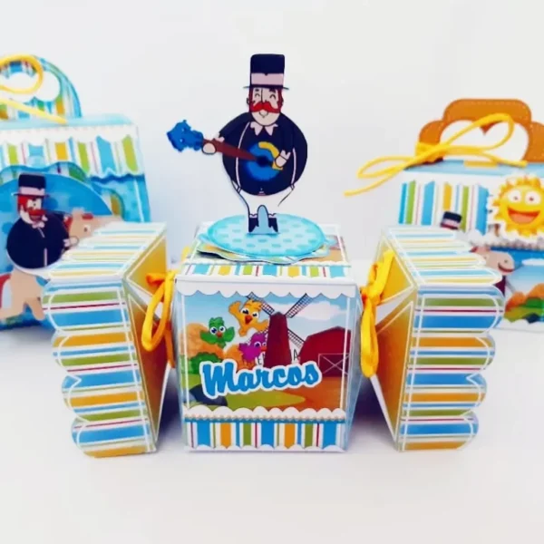 Kit de arquivos digitais para personalizados de aniversário tema Bita e os Animais com corte digital e manual.