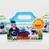 Itens de aniversário e elementos de decoração tema Bita e os Animais prontos para imprimir e recortar.