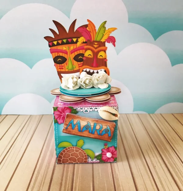 Kit de arquivos digitais para personalizados de aniversário tema Moana Baby com corte digital e manual.