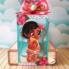 Itens personalizados para aniversário Moana Bebê em arquivo digital Studio, PNG e PDF.
