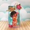 Design de corte para festa de aniversário no tema Moana Bebê em formatos Studio e PDF.