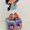 Moldes digitais com elementos do castelo e palácio para Aniversário da Princesa Jasmine em Studio e PDF.