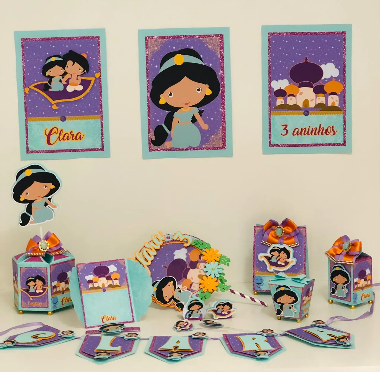 Aniversario da Princesa Jasmine Studio e Pdf