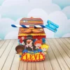 Topper de bolo e elementos de decoração tema Mundo Bita Circo prontos para imprimir e recortar.
