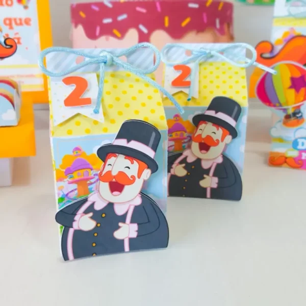 Itens personalizados para aniversário Mundo Bita Feminino em arquivo digital Studio e PDF.