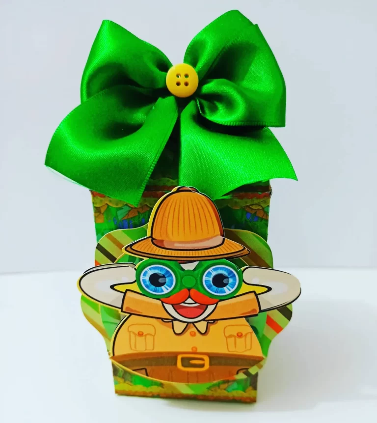 Itens de aniversário e elementos de decoração tema Mundo Bita Safari prontos para imprimir e recortar.