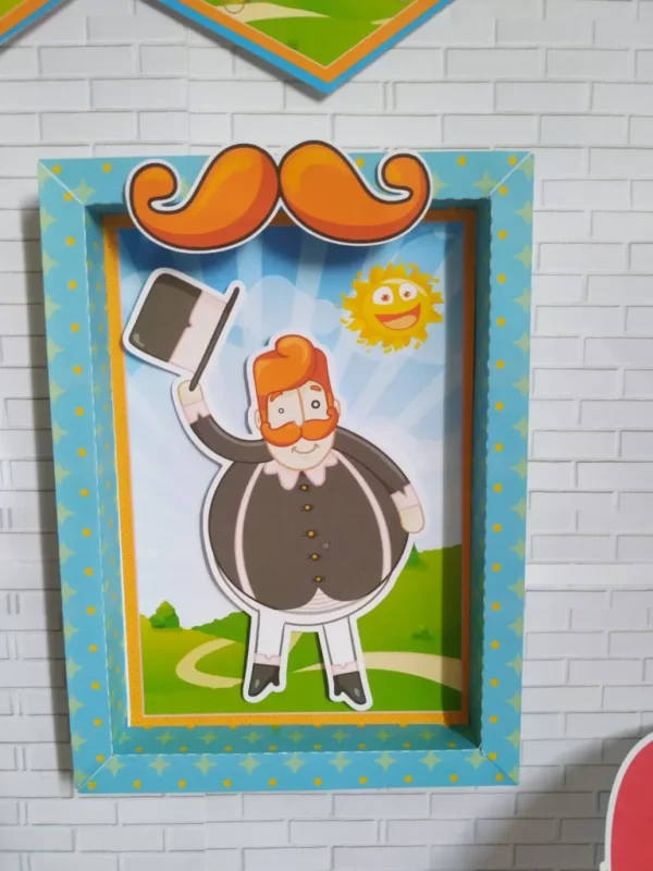 Itens personalizados para aniversário Mundo Bita em arquivo digital Studio, PNG e PDF.